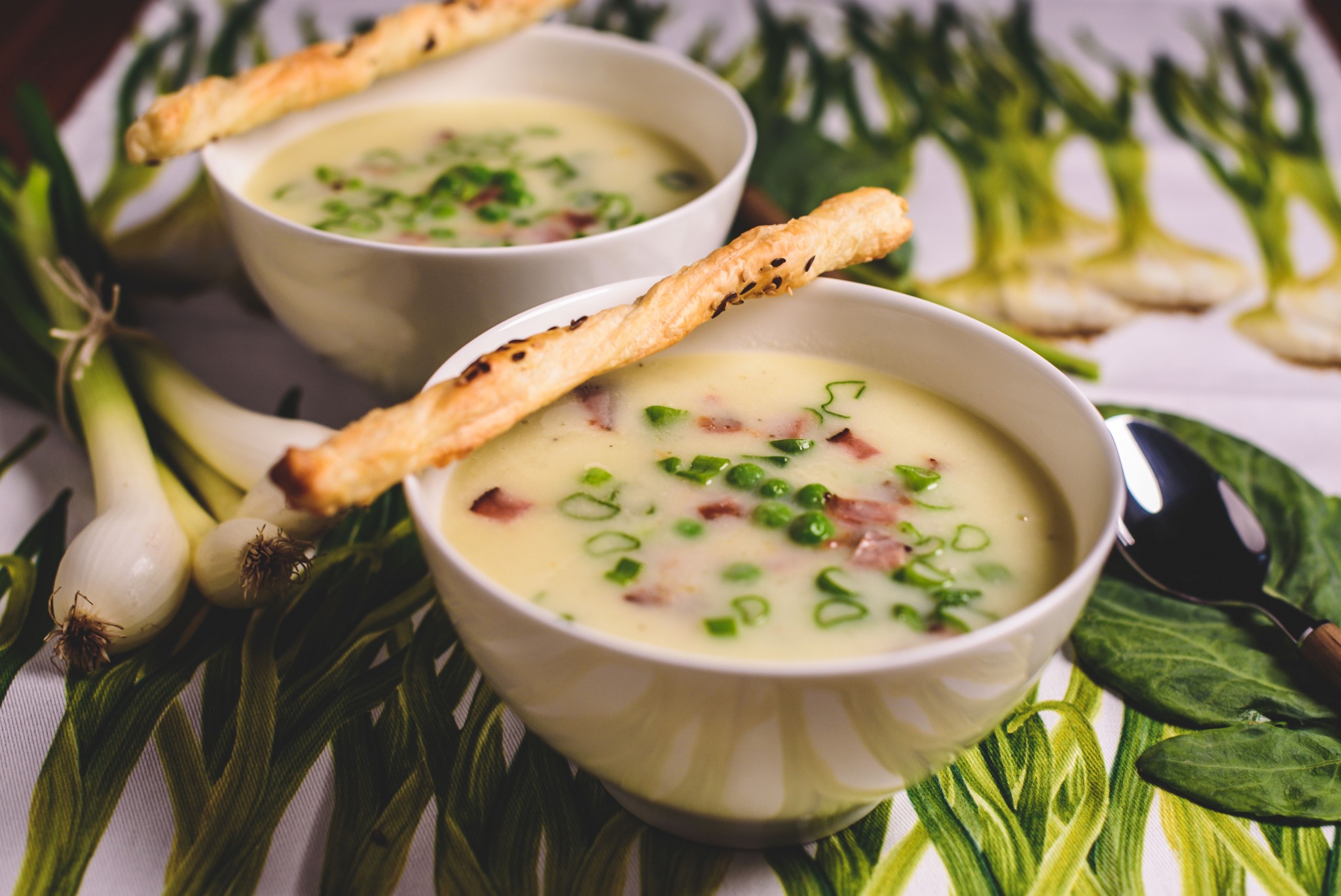 Kohlrabi-Erbsen-Suppe | Küchenfreundin Isi