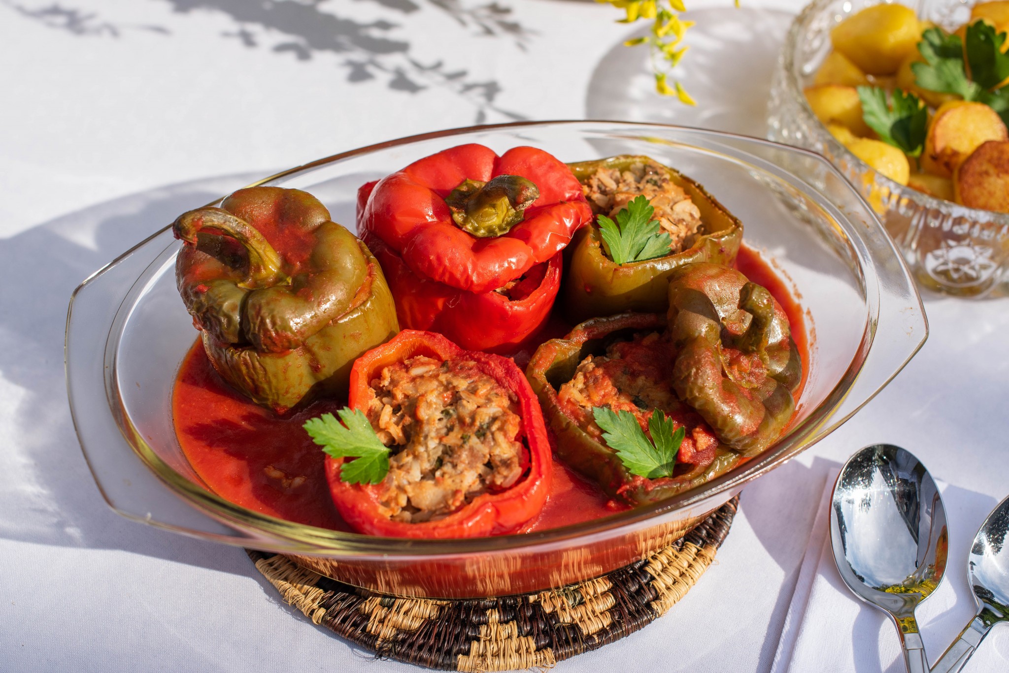 Gefüllte Paprika mit Tomatensauce | Küchenfreundin Isi