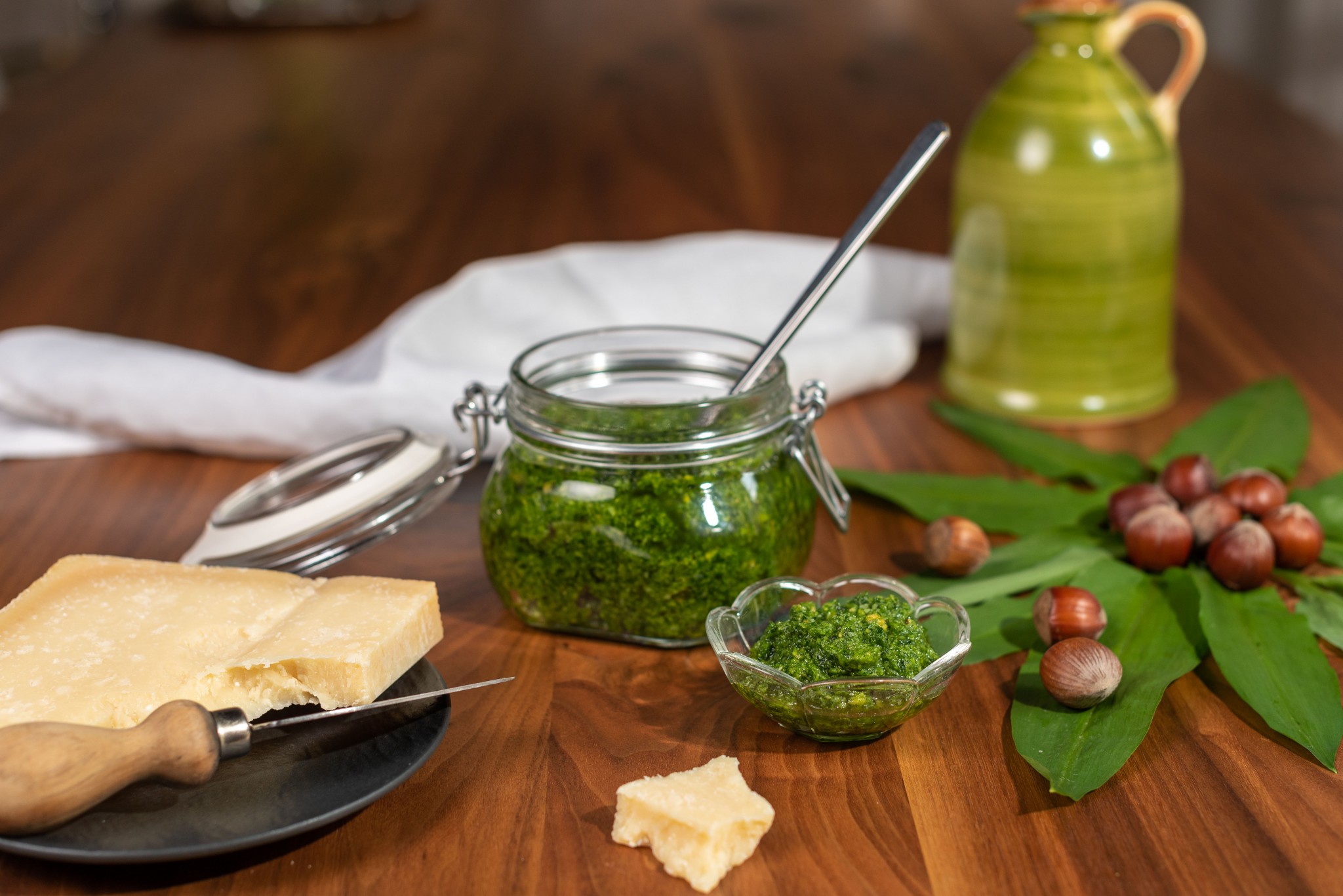Bärlauch-Haselnuss-Pesto | Küchenfreundin Isi