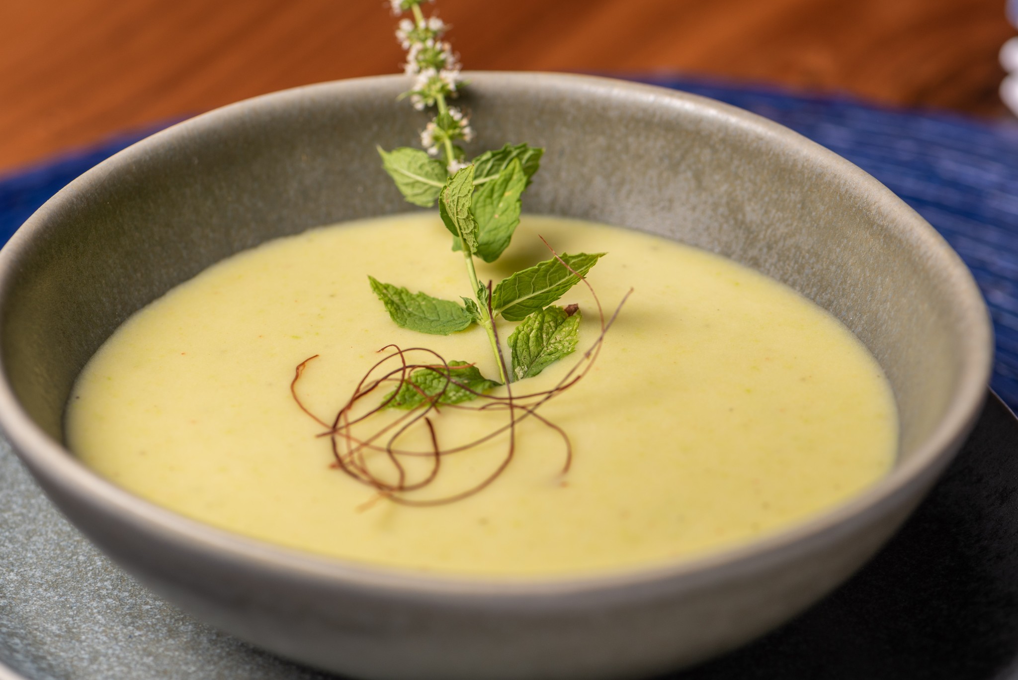 Kalte Kartoffel-Erbsen-Suppe | Küchenfreundin Isi