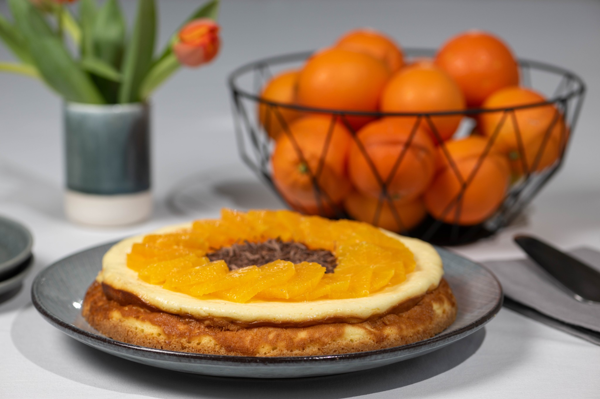 Cheesecake mit Zitrone & Orange